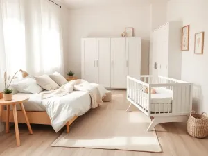 Wspólny pokój: jak urządzić mały pokój dla rodziców i dziecka?